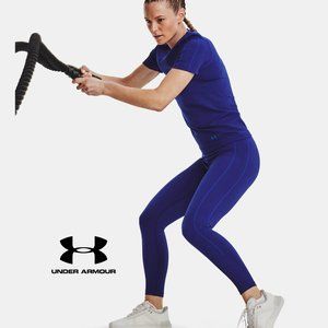 NWOT $90 UNDER ARMOUR Women XS UA RUSH Seamless Ankle Leggings Tights Run Gym